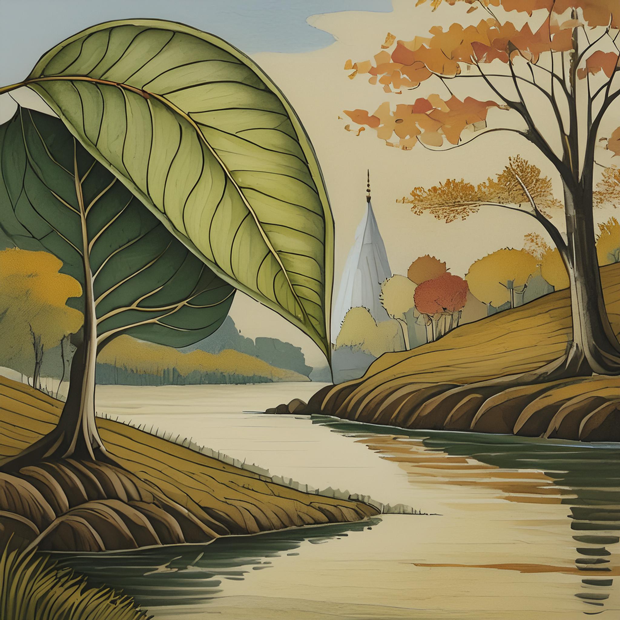 leaf Bohu art views